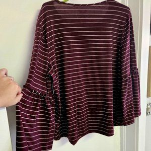 Van Heusen Bell Sleeve Blouse XL